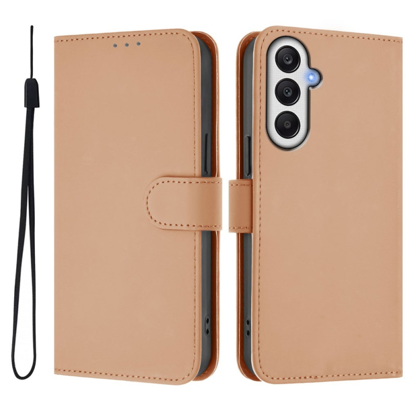 Funda de piel sintética Samsung Galaxy A56 5G con colgante
 de mano