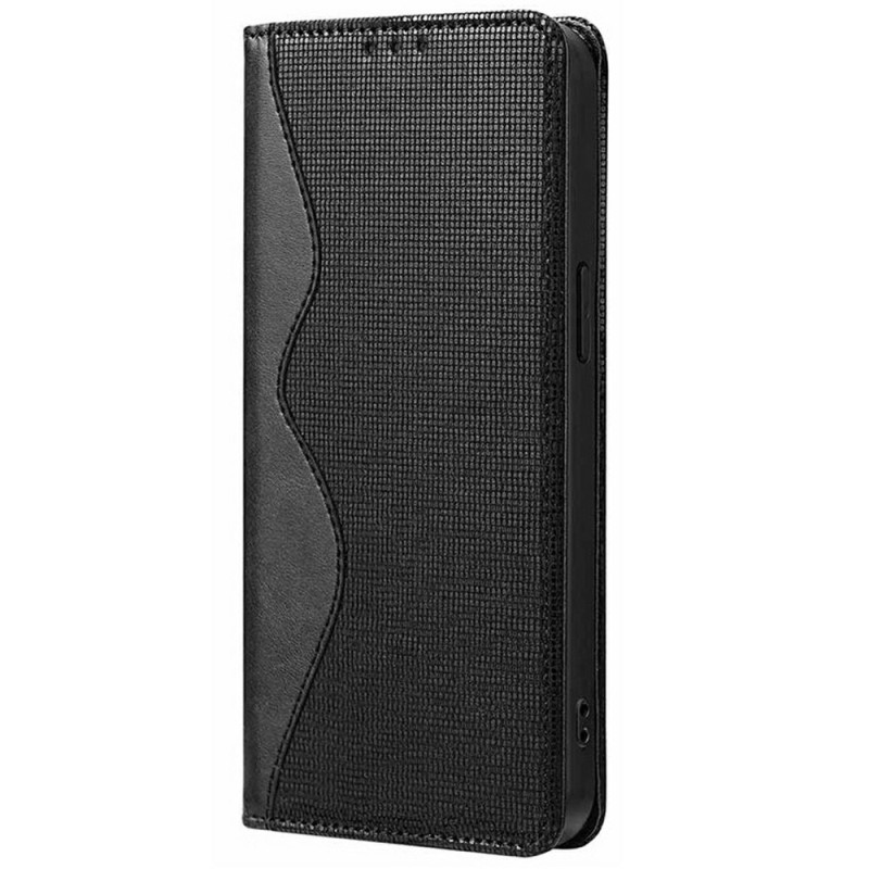 Funda Flip Samsung Galaxy A56 5G Protección RFID Borde Ondulado
