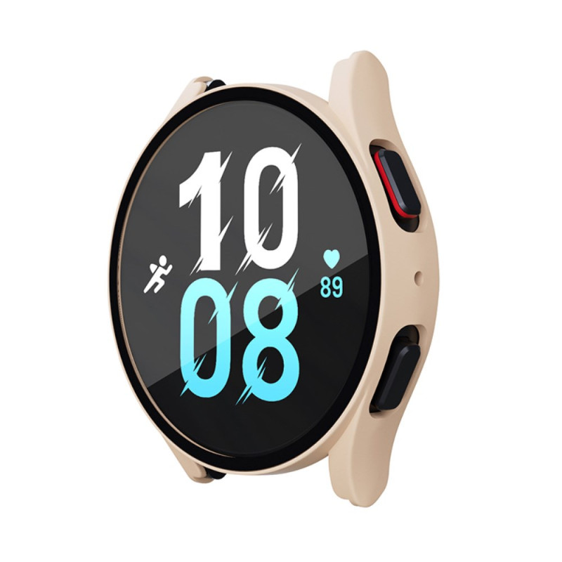 Samsung Galaxy Watch6 40mm /5 40mm /4 40mm / FE Funda de plástico con protector de pantalla de cristal templado