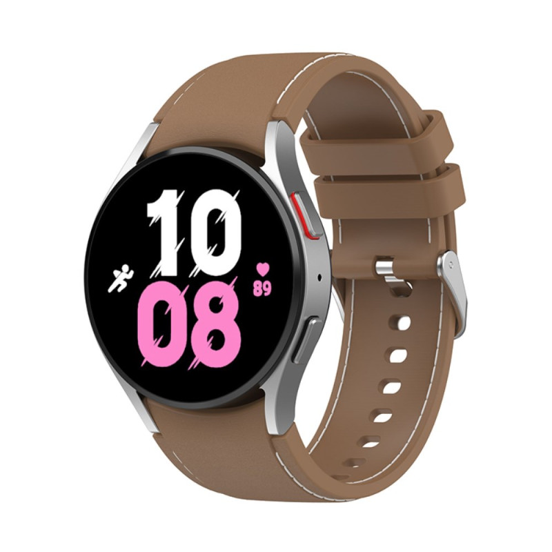 Samsung Galaxy Watch6/5/4/3 / Classic / FE 40mm Pulsera de silicona con costuras