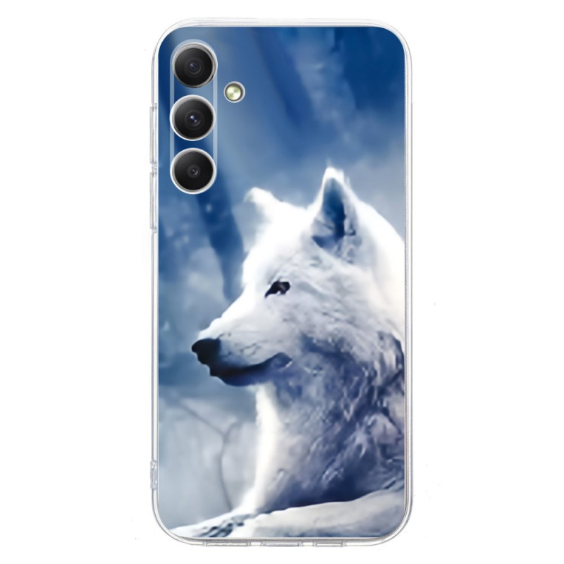 Samsung Galaxy A26 5G Wolf Funda Blanco