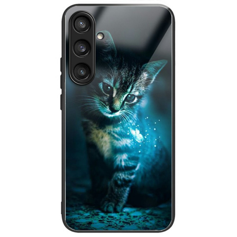 Samsung Galaxy A26 5G Funda de Vidrio Templado Gato