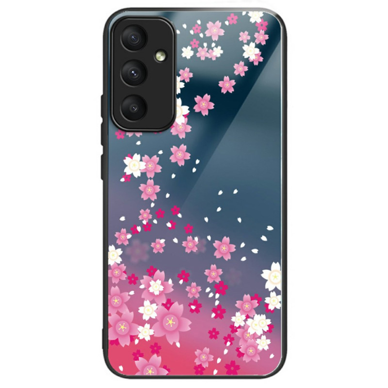 Samsung Galaxy A26 5G Funda de Cristal Duro Rosa Diseño Floral