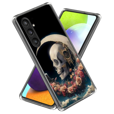 Funda calavera y rosas...