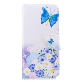 Funda Huawei Mate 20 Pro pintada con mariposas y flores