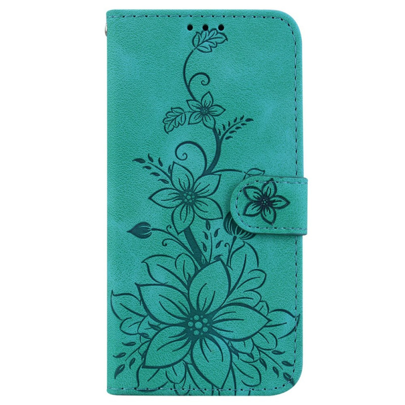 Funda Samsung Galaxy A26 5G Efecto gamuza Fleur de Lys