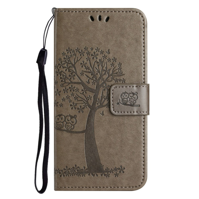 Samsung Galaxy A26 5G Funda Árbol y Búhos