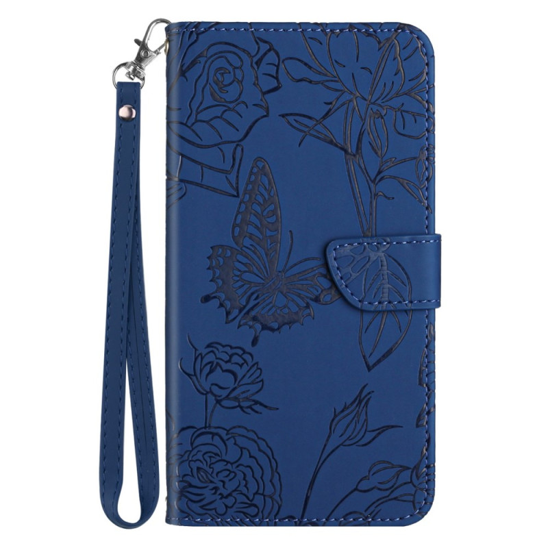 Funda con estampado de mariposa Samsung Galaxy A26 5G Strap