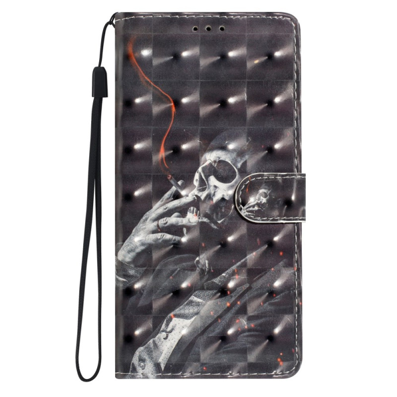 Xiaomi Redmi Note 14 Pro 5G Funda 3D Smoking Skeleton