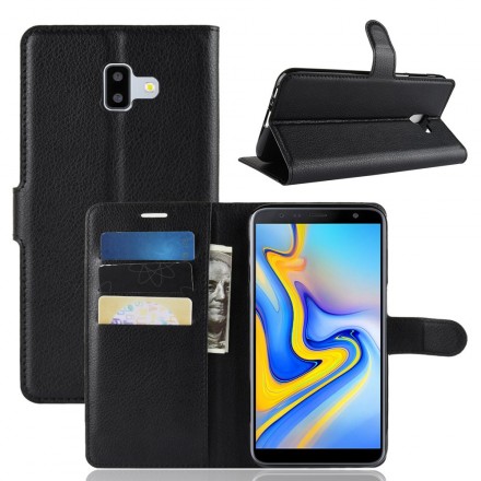 Funda de polipiel Samsung Galaxy J6 Plus Lichi