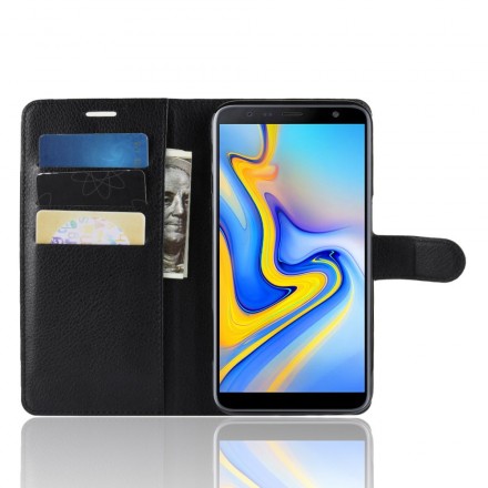 Funda de polipiel Samsung Galaxy J6 Plus Lichi