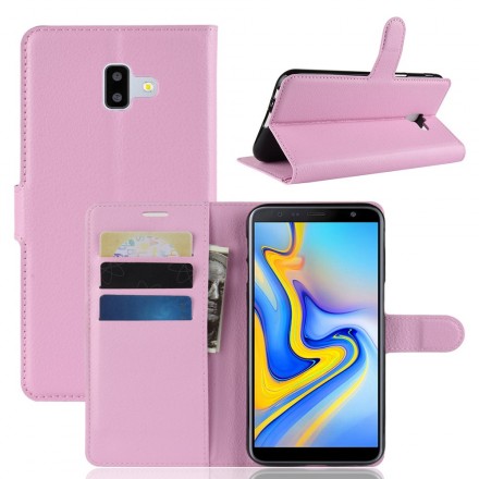 Funda de polipiel Samsung Galaxy J6 Plus Lichi