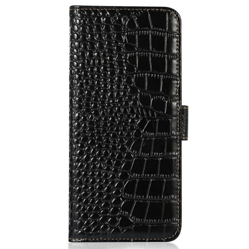 Funda Xiaomi Redmi Note 14 Pro 5G Piel Textura Cocodrilo