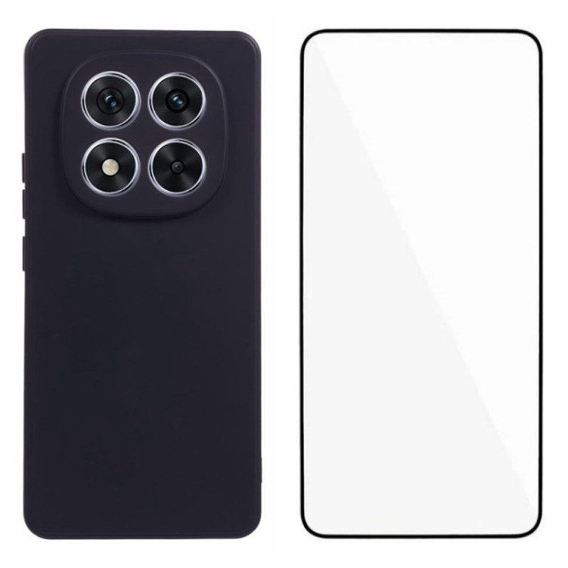 Xiaomi Redmi Note 14 Pro 5G Funda de silicona con protector de pantalla