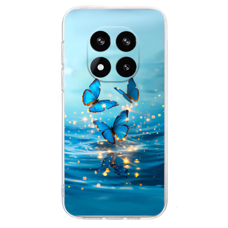 Xiaomi Redmi Note 14 Pro Plus 5G Funda Mariposas Azul