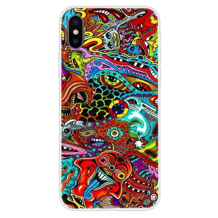 Funda iPhone XS Folie des Tags