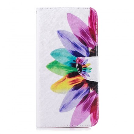 Funda de flor de acuarela para Samsung Galaxy J6 Plus Funda de flor de acuarela para Samsung Galaxy J6 Plus