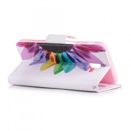 Funda de flor de acuarela para Samsung Galaxy J6 Plus Funda de flor de acuarela para Samsung Galaxy J6 Plus