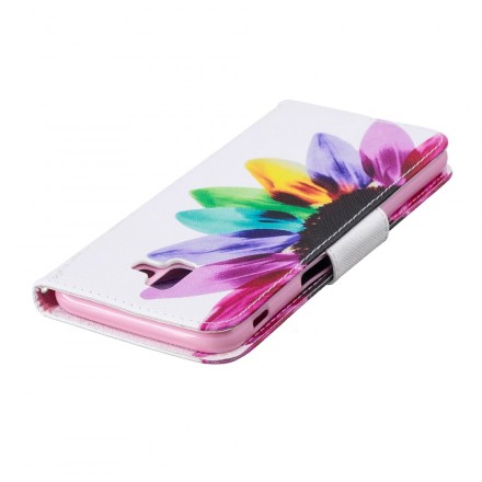 Funda de flor de acuarela para Samsung Galaxy J6 Plus Funda de flor de acuarela para Samsung Galaxy J6 Plus