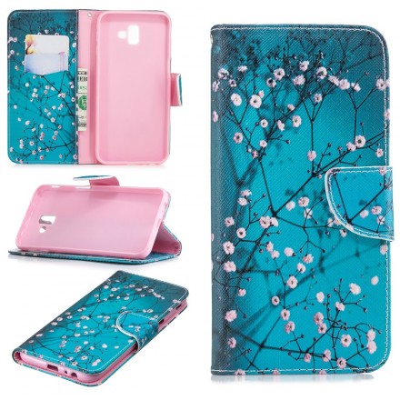 Funda Samsung galaxy J6 Plus Árbol de flores Funda Samsung galaxy J6 Plus Árbol de flores