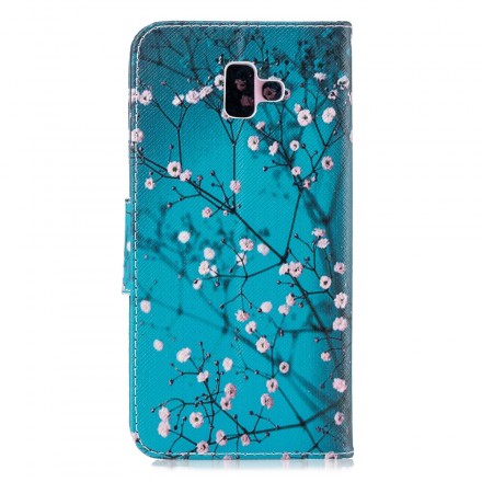 Funda Samsung galaxy J6 Plus Árbol de flores