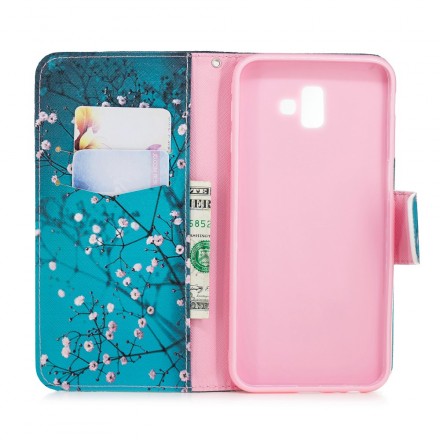 Funda Samsung galaxy J6 Plus Árbol de flores