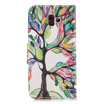 Funda Samsung Galaxy J6 Plus Árbol de colores