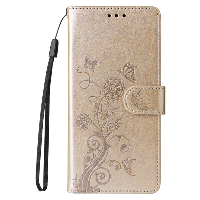 Funda Honor Magic 7 Pro 5G con estampado de flores y mariposas