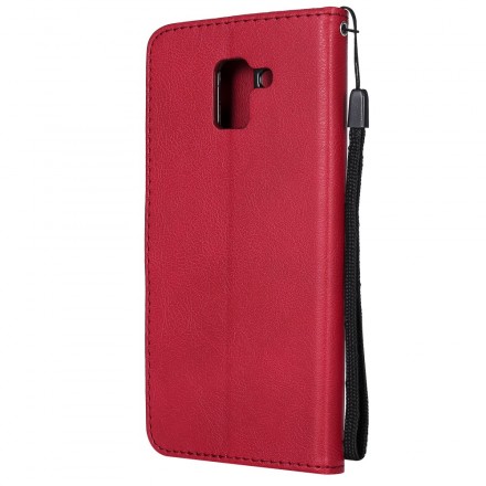 Funda de cuero para Samsung Galaxy J6 Plus