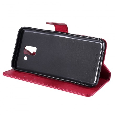 Funda de cuero para Samsung Galaxy J6 Plus