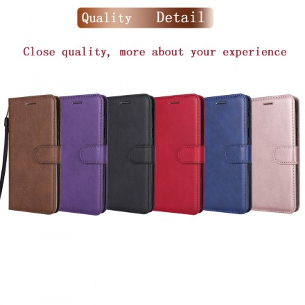 Funda de cuero para Samsung Galaxy J6 Plus