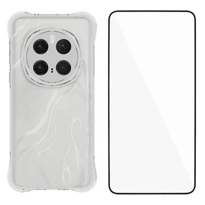 Honor Magic 7 Pro 5G Funda Transparente con Protector de Pantalla de Cristal Templado