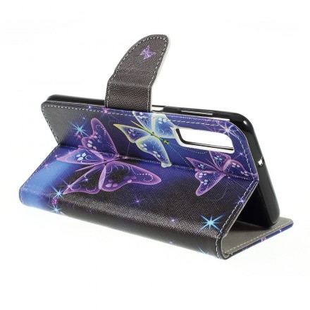 Funda de mariposas para el Samsung Galaxy A7