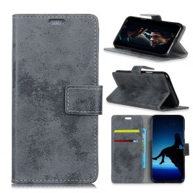 Funda de cuero vintage para Samsung Galaxy A7