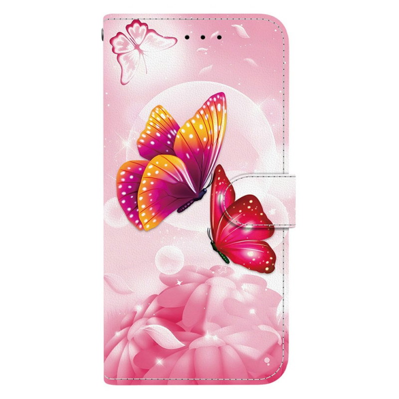 Funda Xiaomi Redmi 14C / Poco C75 Rosa Mariposas