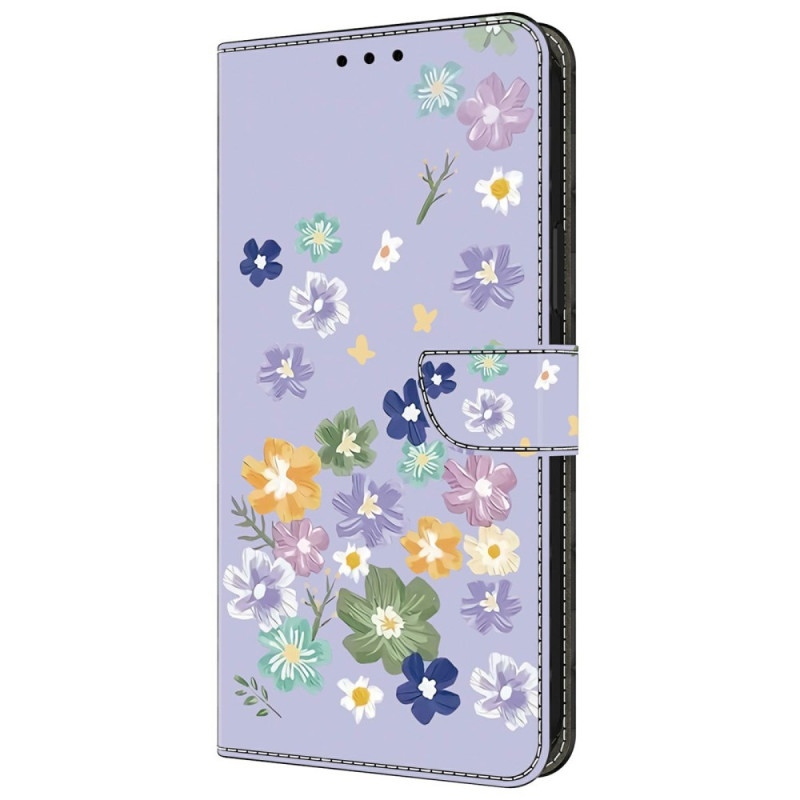 Funda Xiaomi Redmi 14C / Poco C75 Floral Pattern Purple