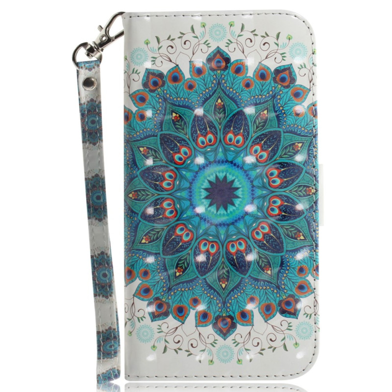 Funda de moto Mandala verde E14 con colgante
