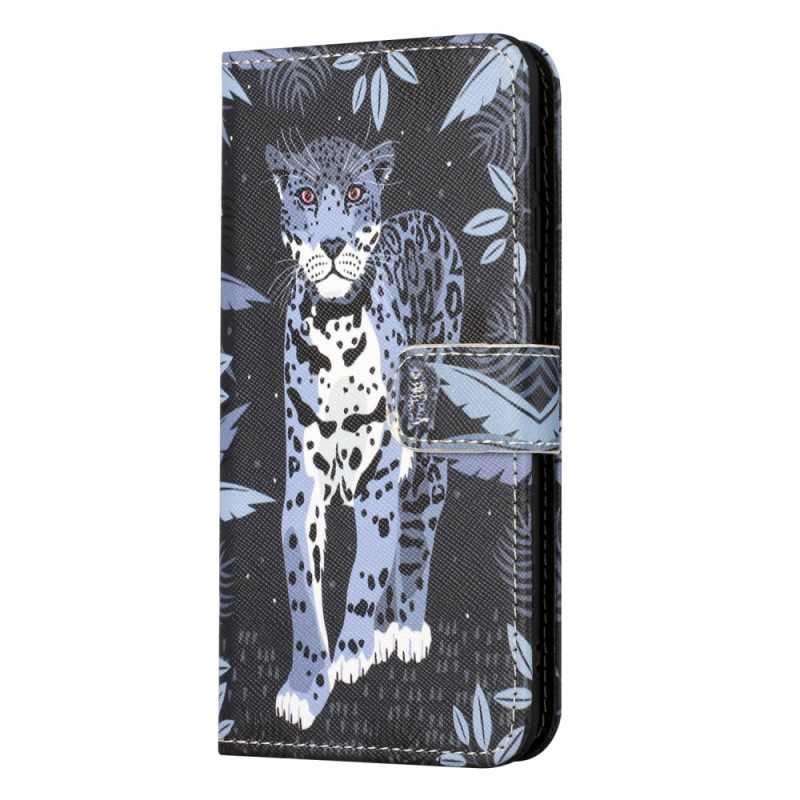 E14 Funda de moto con estampado de leopardo