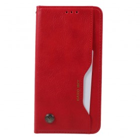 Funda Flip Cover Samsung Galaxy A7 Leatherette Card Funda