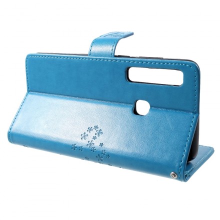 Funda con colgante de árbol y búho para el Samsung Galaxy A9