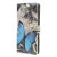 Funda de mariposa para el Samsung Galaxy A9 azul