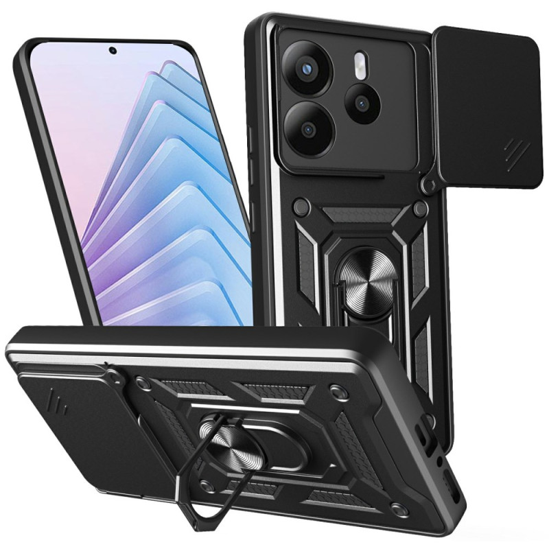 Funda para Xiaomi Redmi Note 14 5G Protección deslizante para cámara y soporte