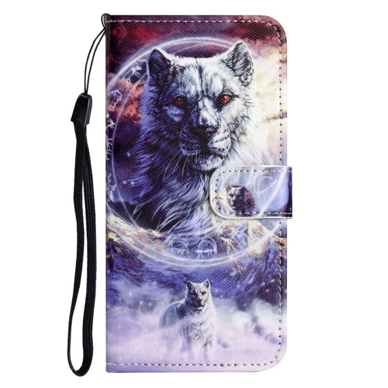 Funda Moto G15 Snow Wolf