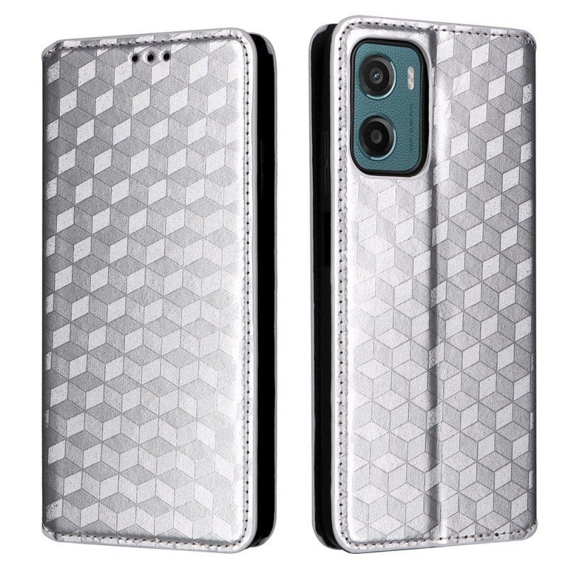 Flip Cover Moto G05 / E15 3D Losange patrón