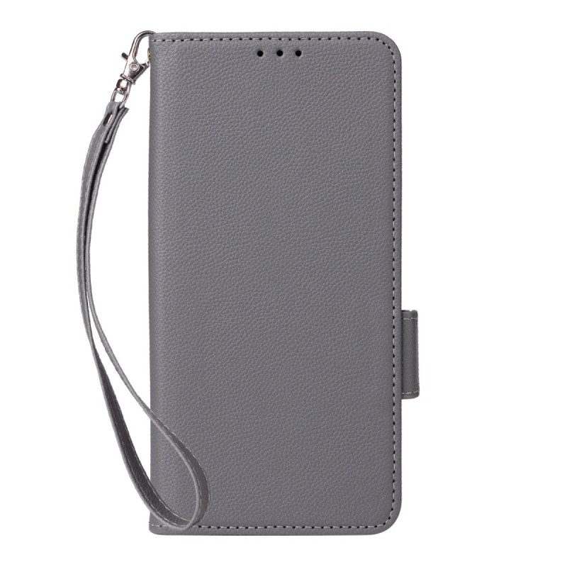 Honor Magic 7 Lite / X9c Funda de piel sintética con colgante
 de litchi