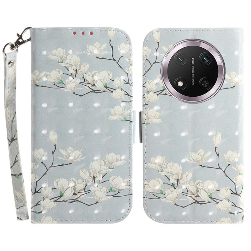 Funda con colgante
 Honor Magic 7 Lite / X9c Magnolias