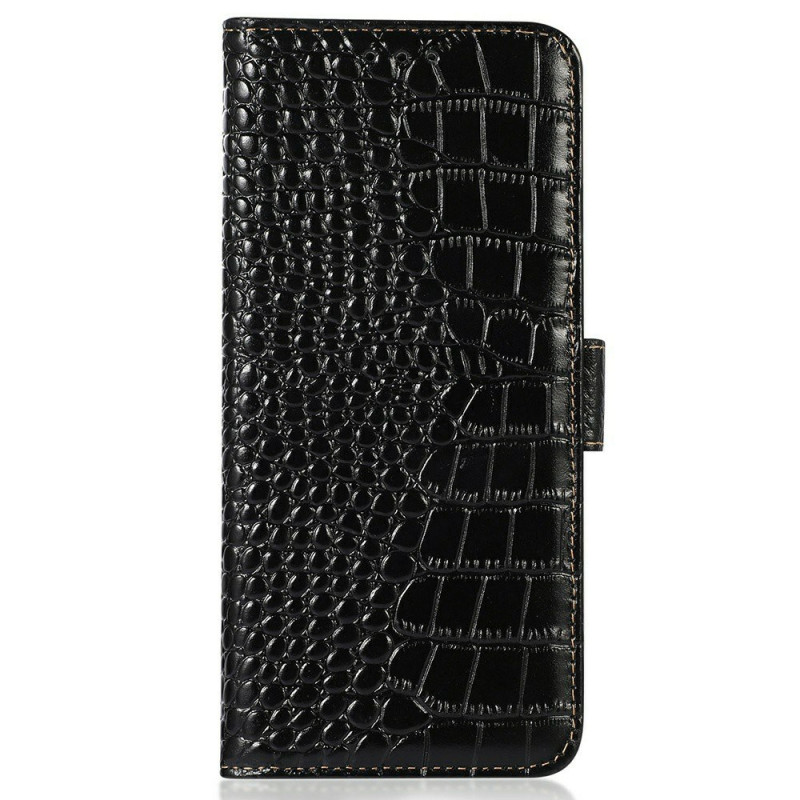 Funda de piel con textura de cocodrilo Honor Magic 7 Lite / X9c