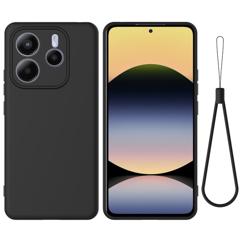 Xiaomi Redmi Note 14 5G Funda con colgante
 de silicona líquida