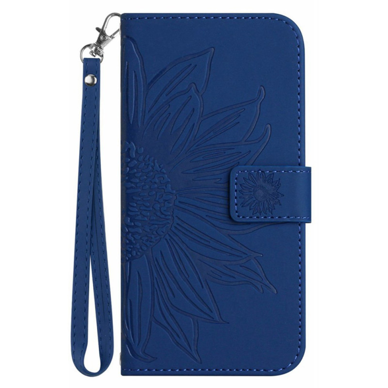 Oppo Reno 13 5G Funda de cordón con estampado de girasol