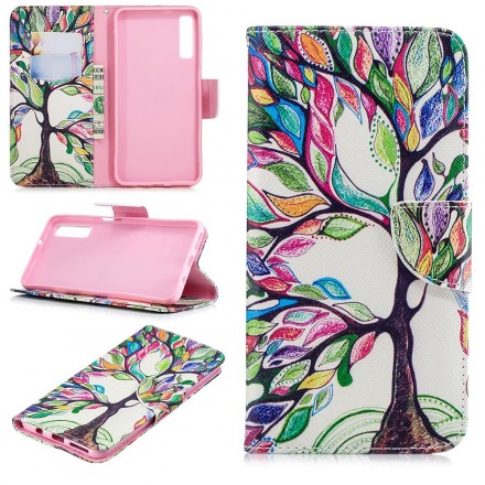 Funda Samsung Galaxy A7 Árbol de colores Funda Samsung Galaxy A7 Árbol de colores